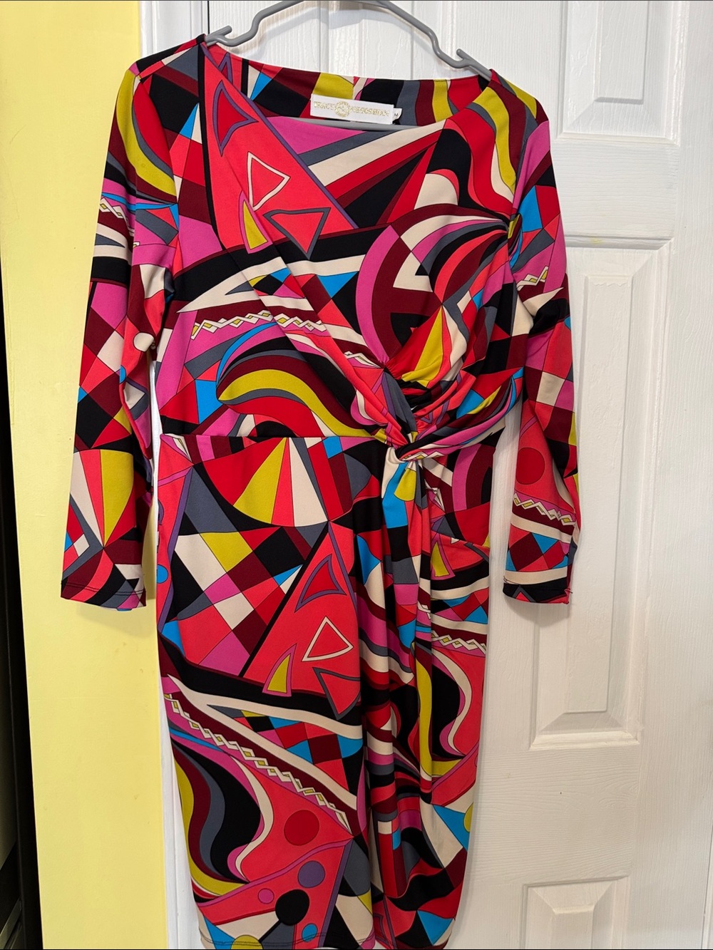 TRACY NEGOSHIAN GEOMETRIC DRESS